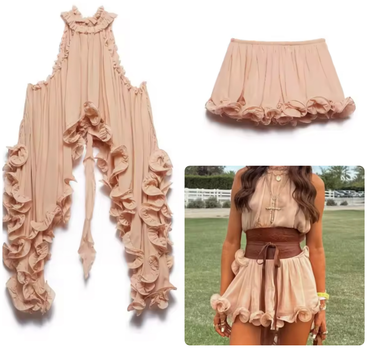 Ruffle set 14 day delivery