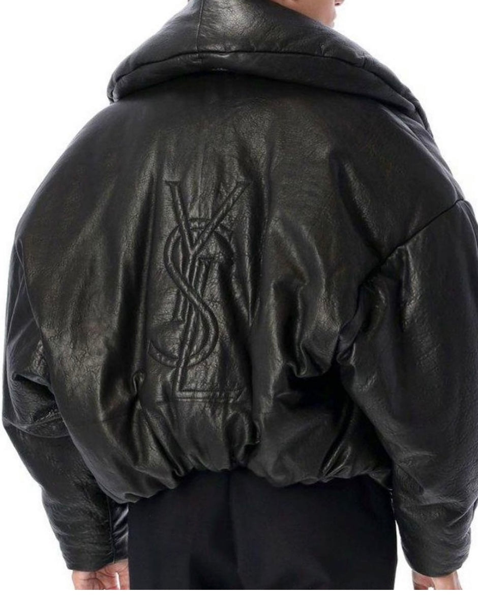 YSL Leather Jacket 14 day delivery