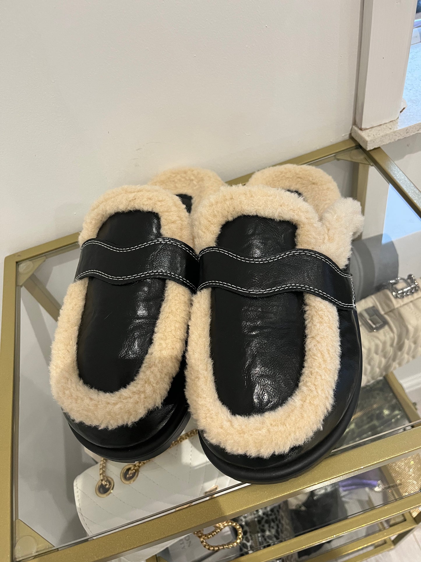 Vegan Leather mules