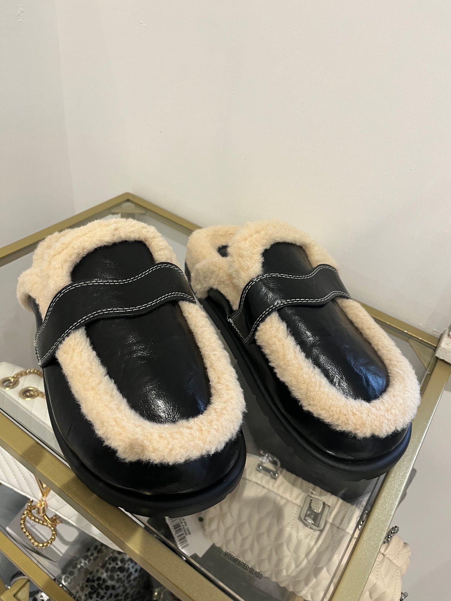 Vegan Leather mules